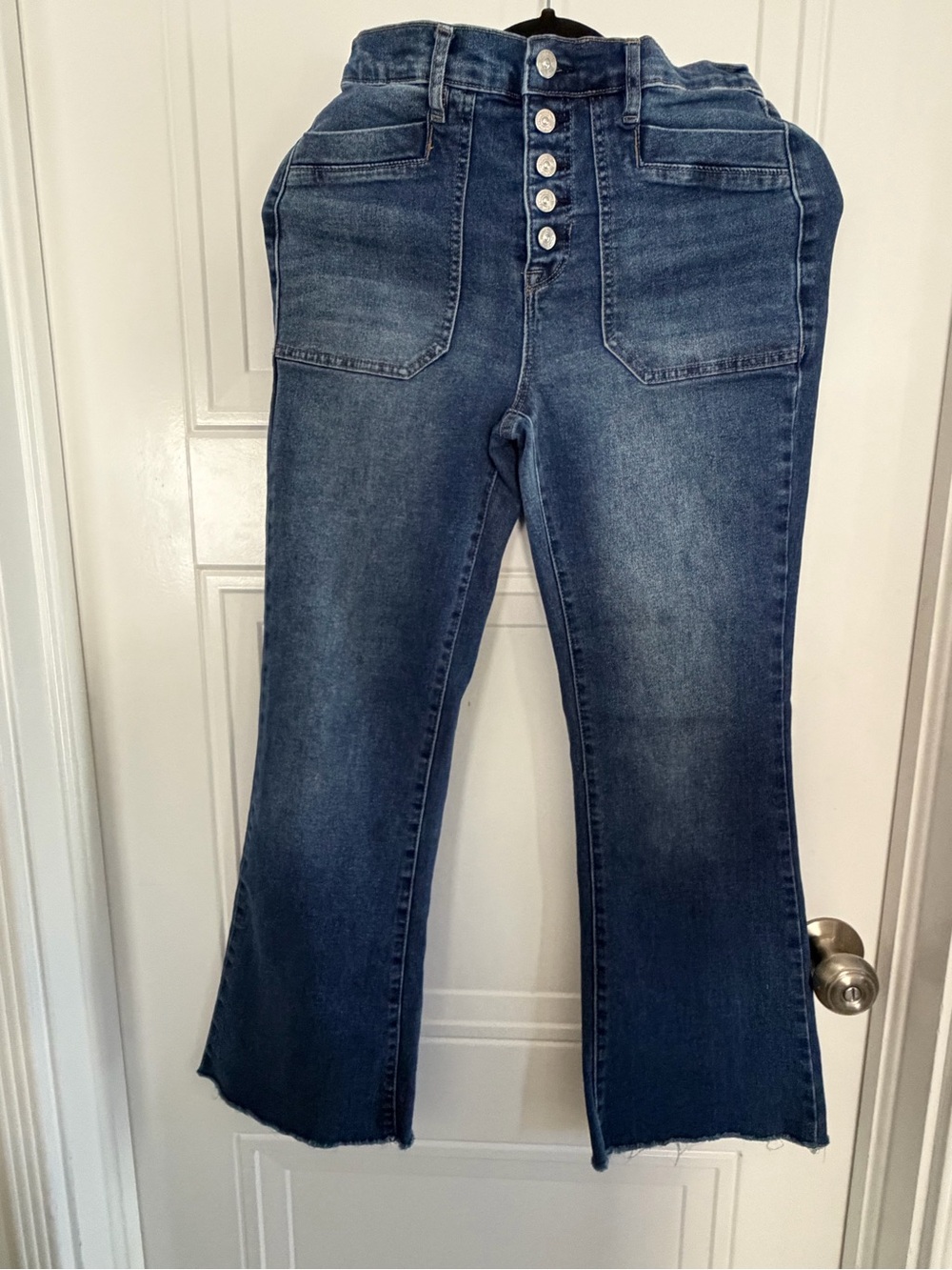 Nicole Miller Nomad Super High Rise Flare Jeans Size 4